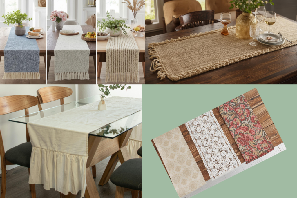 Stunning Table runner decor ideas